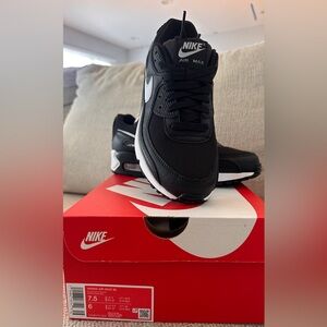 Nike Air Max Black and White Shoes